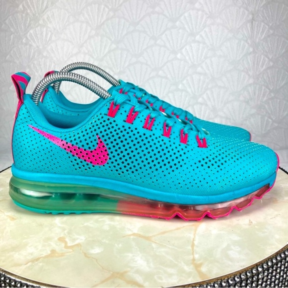 Nike Air Max Motion NSW SP Womens Size 8.5 Shoes Blue Pink Running Sneakers